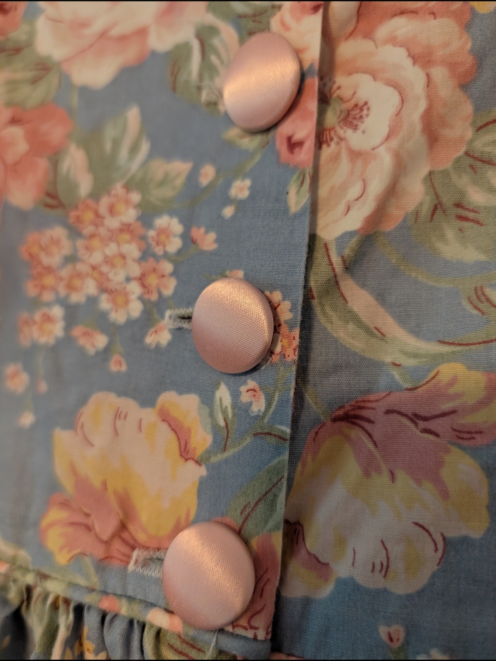 VINTAGE Anne Savoy Girls Floral Dress Size 4 - Picture 4 of 9